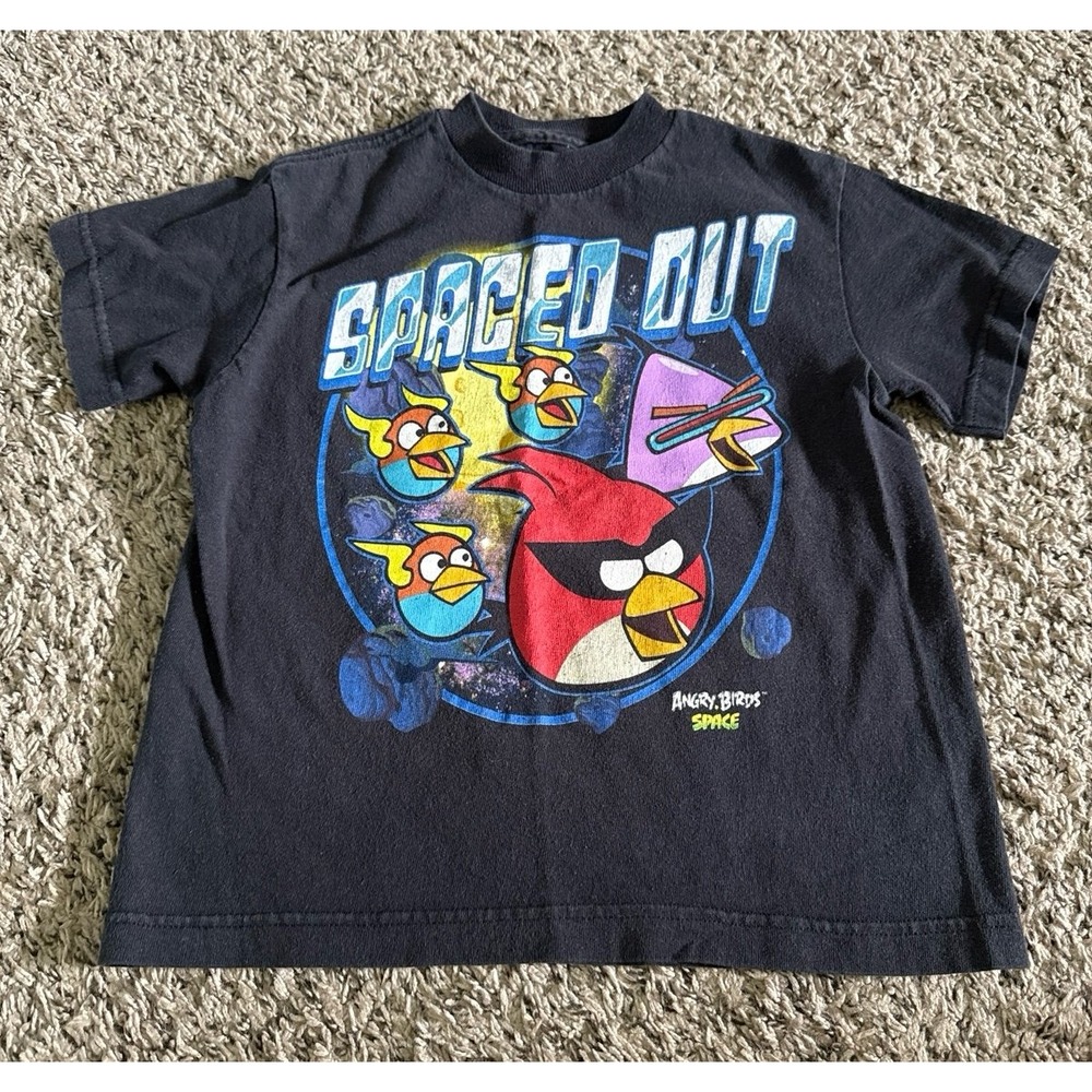 Angry Birds Boys "Spaced Out" Short Sleeve Tee Size 4/5